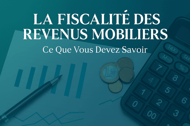 property-LA FISCALITÉ DES REVENUS MOBILIERS :