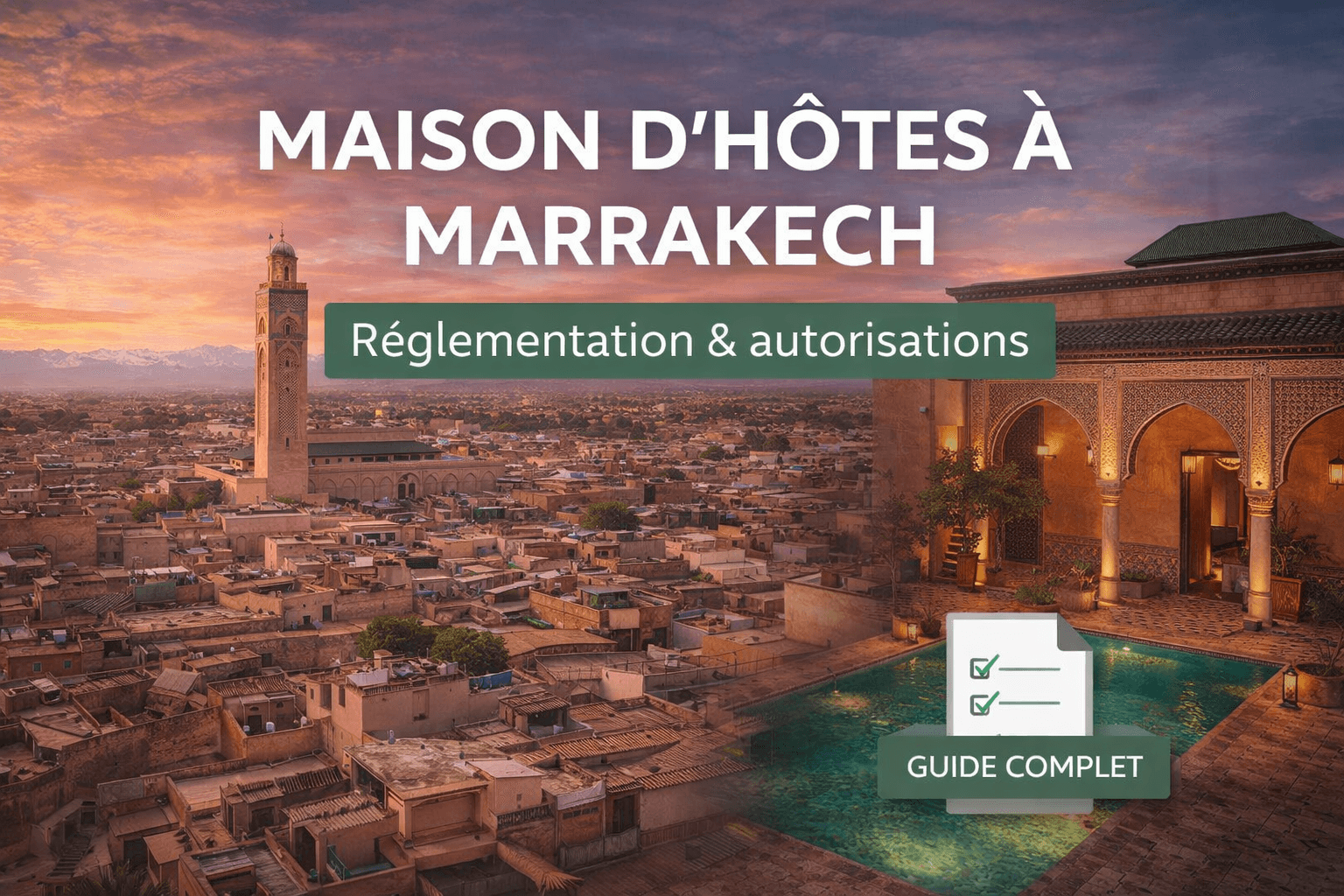 MAISON D’HÔTES À MARRAKECH