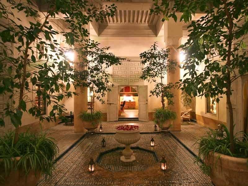Riad Marrakech rénové patio luxe rentabilité location touristique